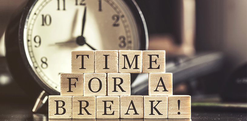 Time to take a break - Even 10 minutes - Peter de Jager